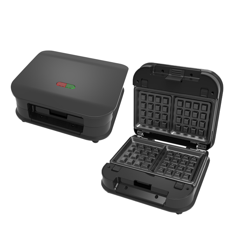 Waffle Iron Belgian - Compact 2-Square Belgian Electric Waffle Iron