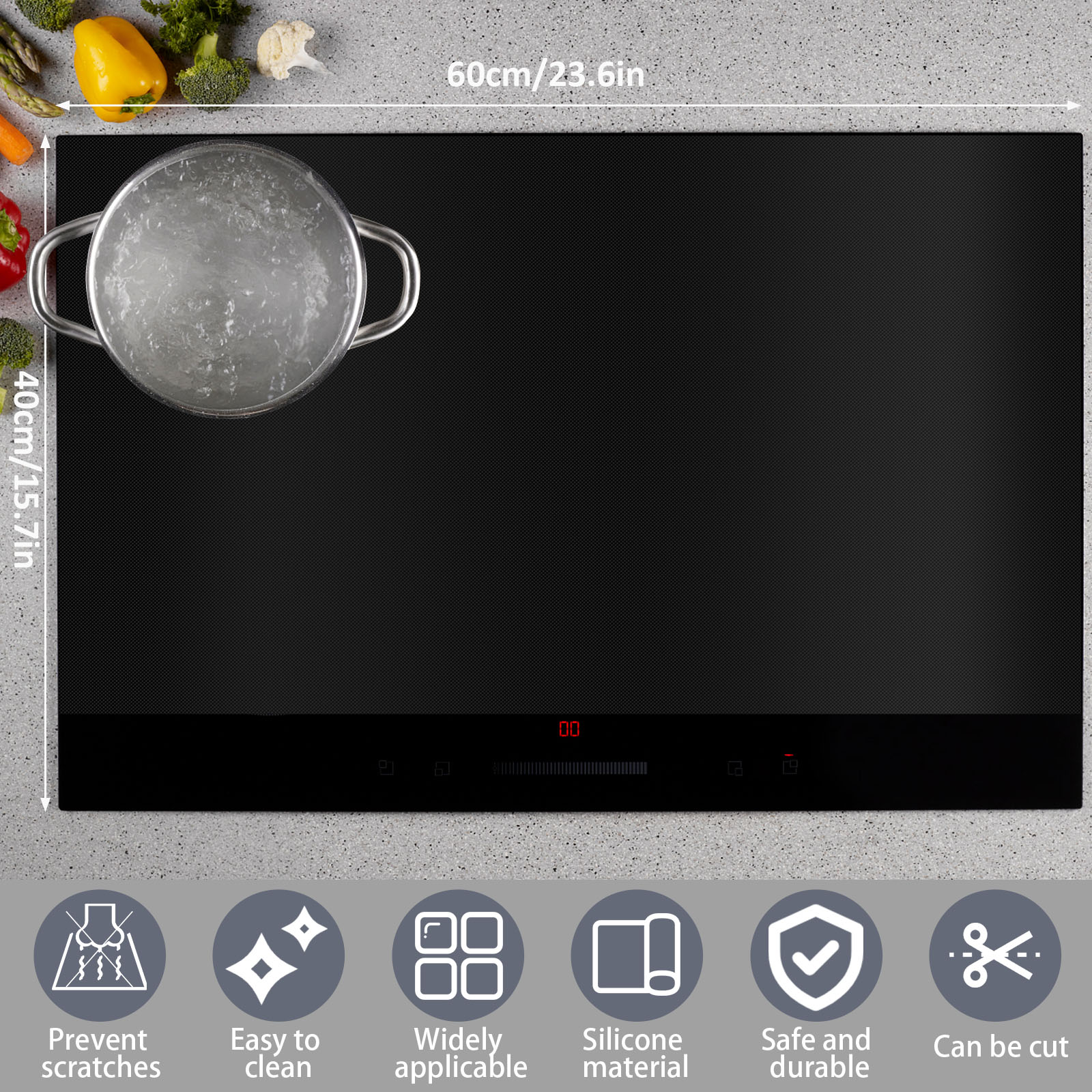 Induction Cooker Cover Silicon - Kitchen Appliances Electric Stove recension och pris
