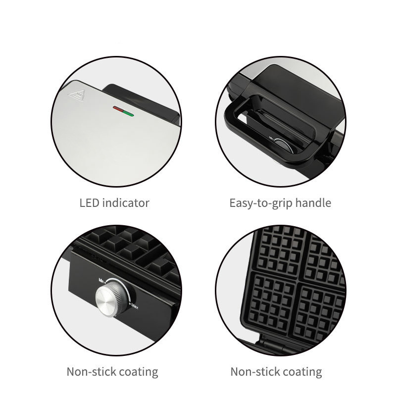Reemix 4-Slice Belgian Mini Wa - Waffle Iron Belgian recension och pris