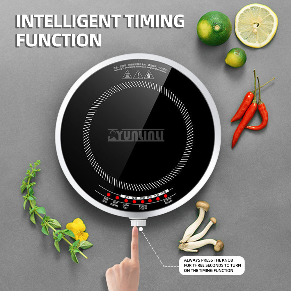 Round Smart Induction Cooker H - Kitchen Appliances Electric Stove recension och pris