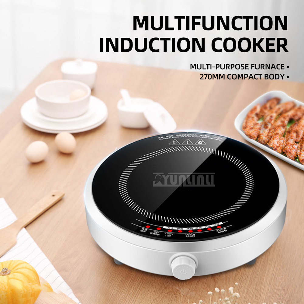 Round Smart Induction Cooker H - Kitchen Appliances Electric Stove recension och pris