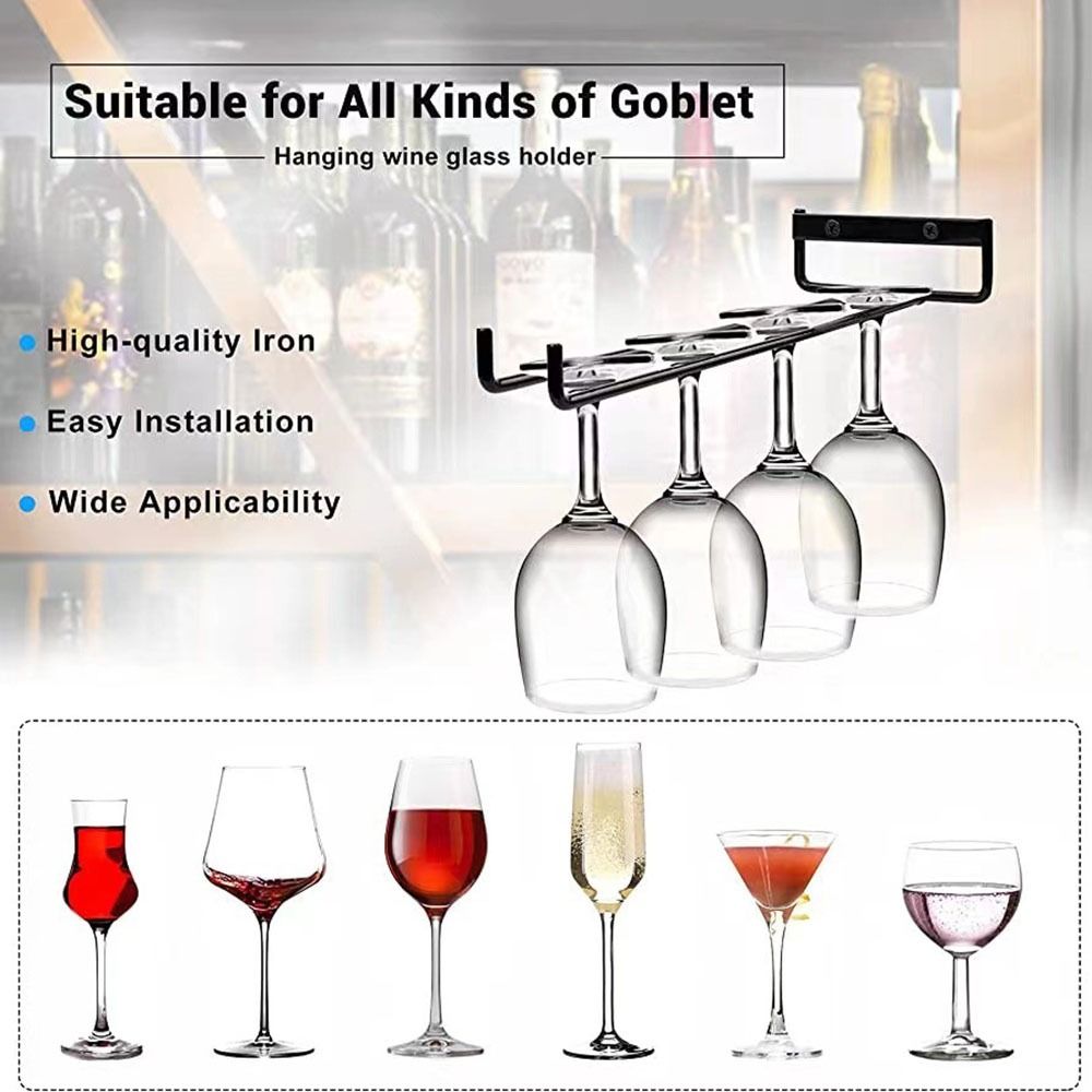 Wall Mounted Stemware Holder K - Kitchen Appliances Shelves recension och pris