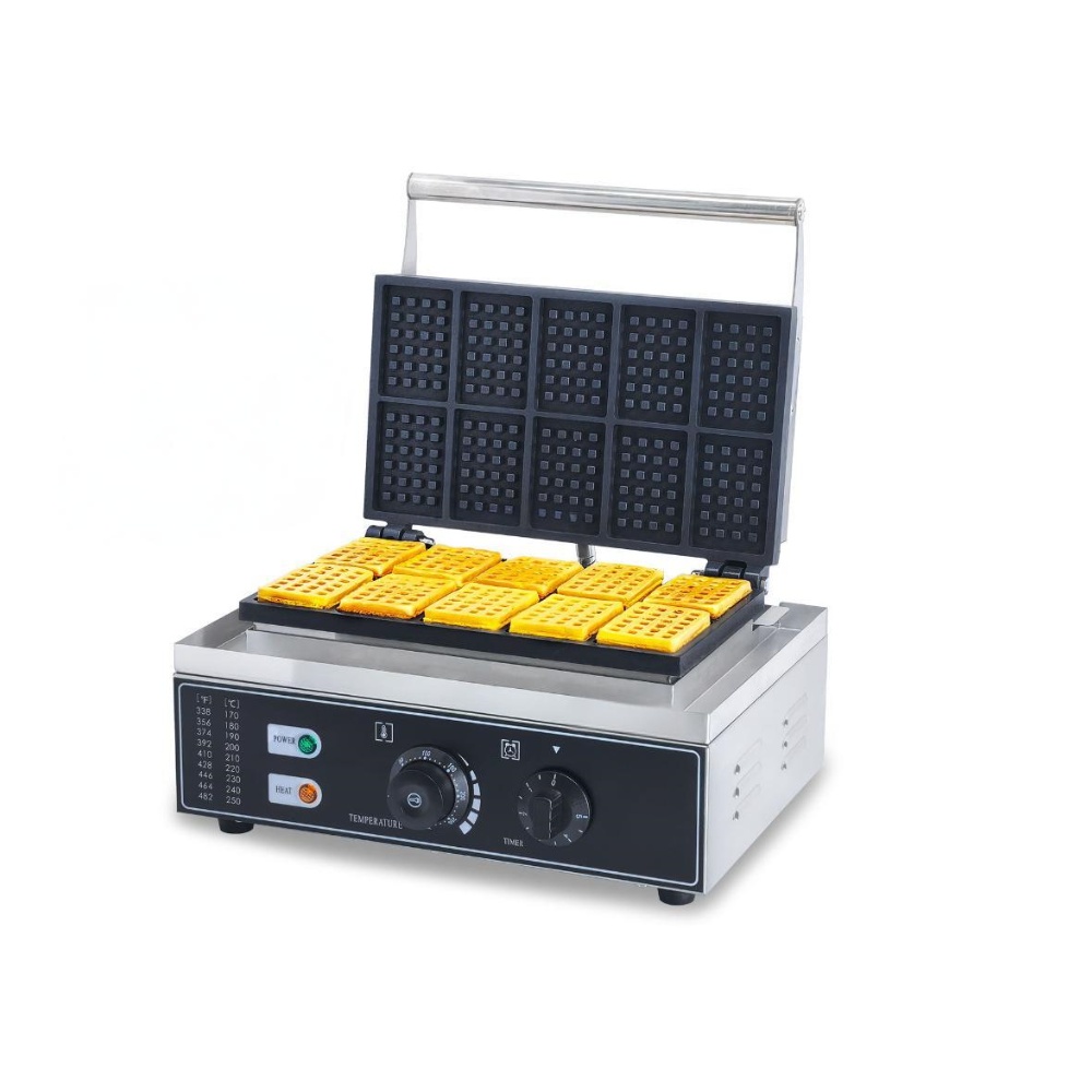 220V Commercial Stainless Stee - Waffle Iron Belgian recension och pris