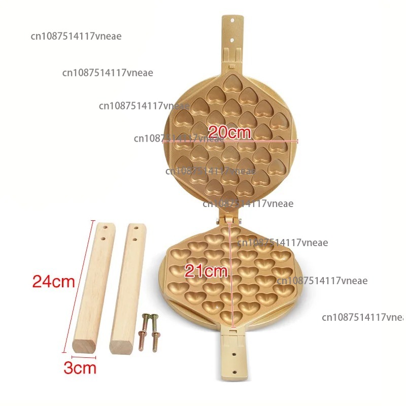 Commercial Heart Shape Belgian - Waffle Iron Belgian recension och pris