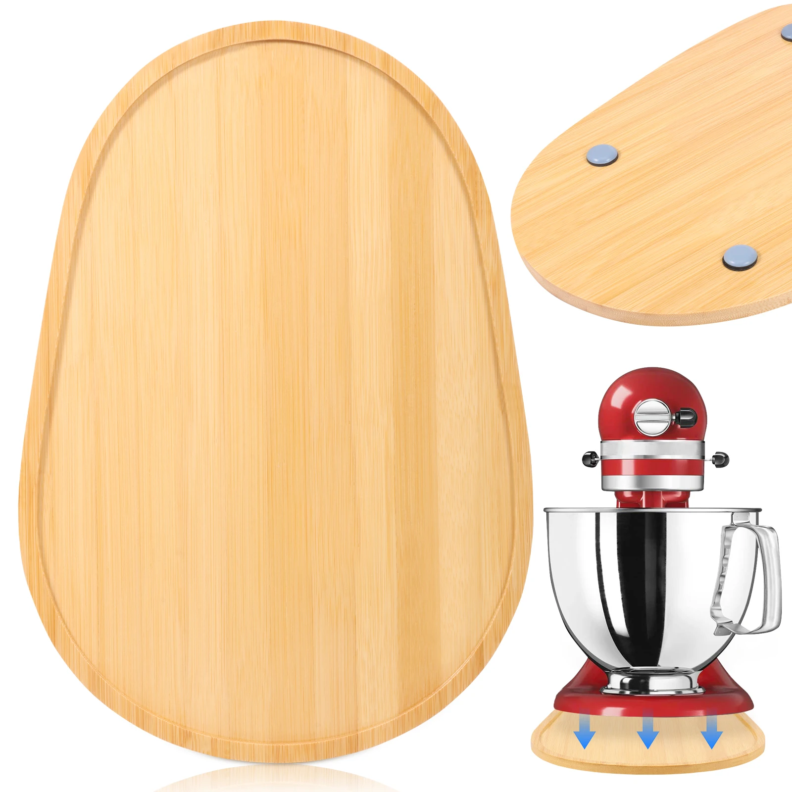 Bamboo Mixer Slider for Kitche - Kitchen Appliances Kitchenaid recension och pris