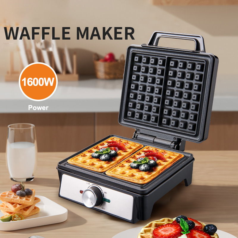 Waffles Maker 2 Slices Adjusta - Waffle Iron Belgian recension och pris
