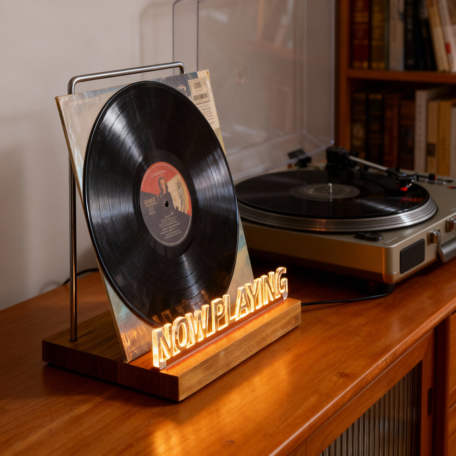 Vinyl Record Holder Stand, Cof - Kitchen Appliances Shelves recension och pris