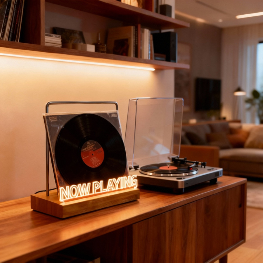 Vinyl Record Holder Stand, Cof - Kitchen Appliances Shelves recension och pris