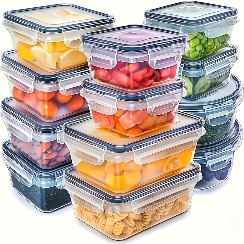 8Pcs Set Includes 4 Containers - Kitchen Appliances Refrigerators recension och pris