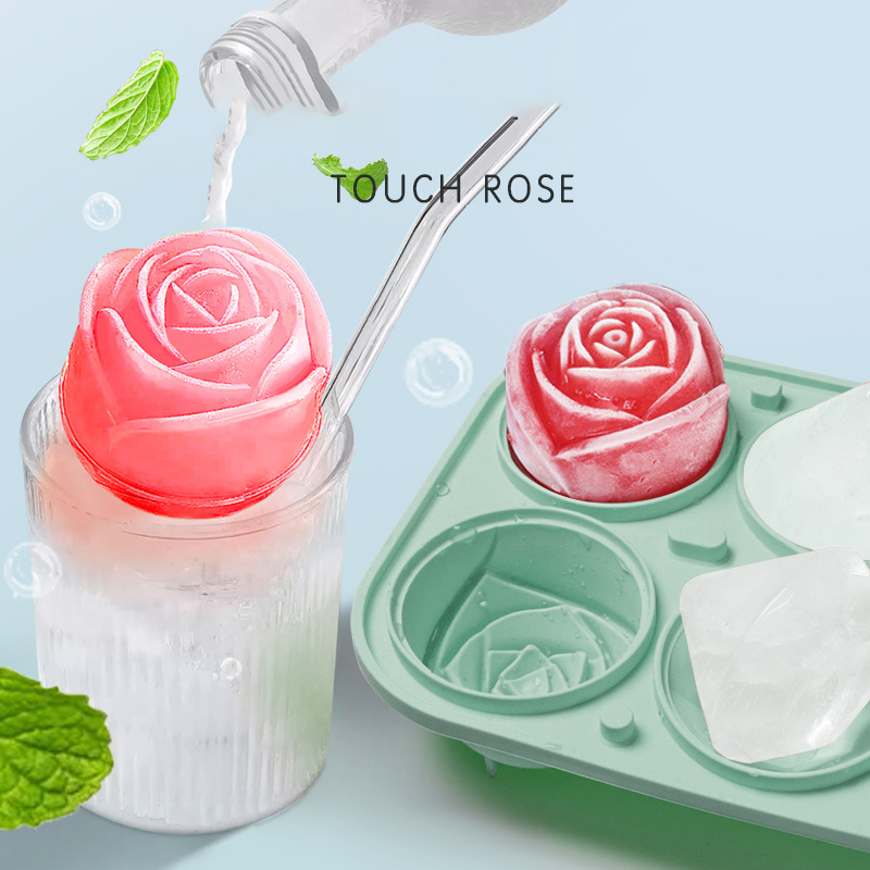 3D Rose Diamond Round Ice Cube - Kitchen Appliances Shelves recension och pris