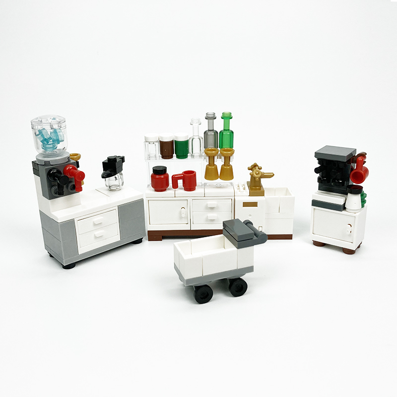 MOC block creative toys kitche - Kitchen Appliances Refrigerators recension och pris