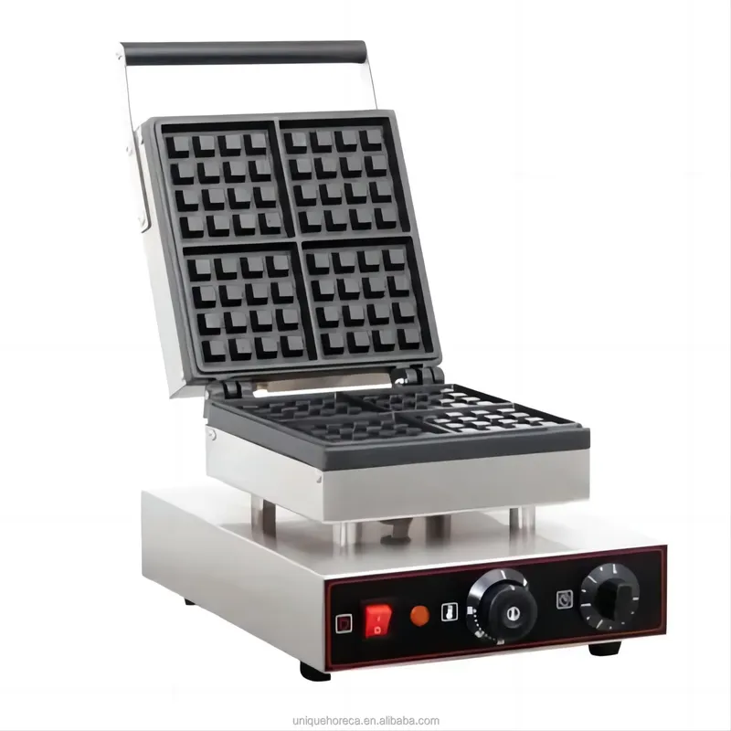 Commercial Waffle Maker Machin - Waffle Iron Belgian recension och pris