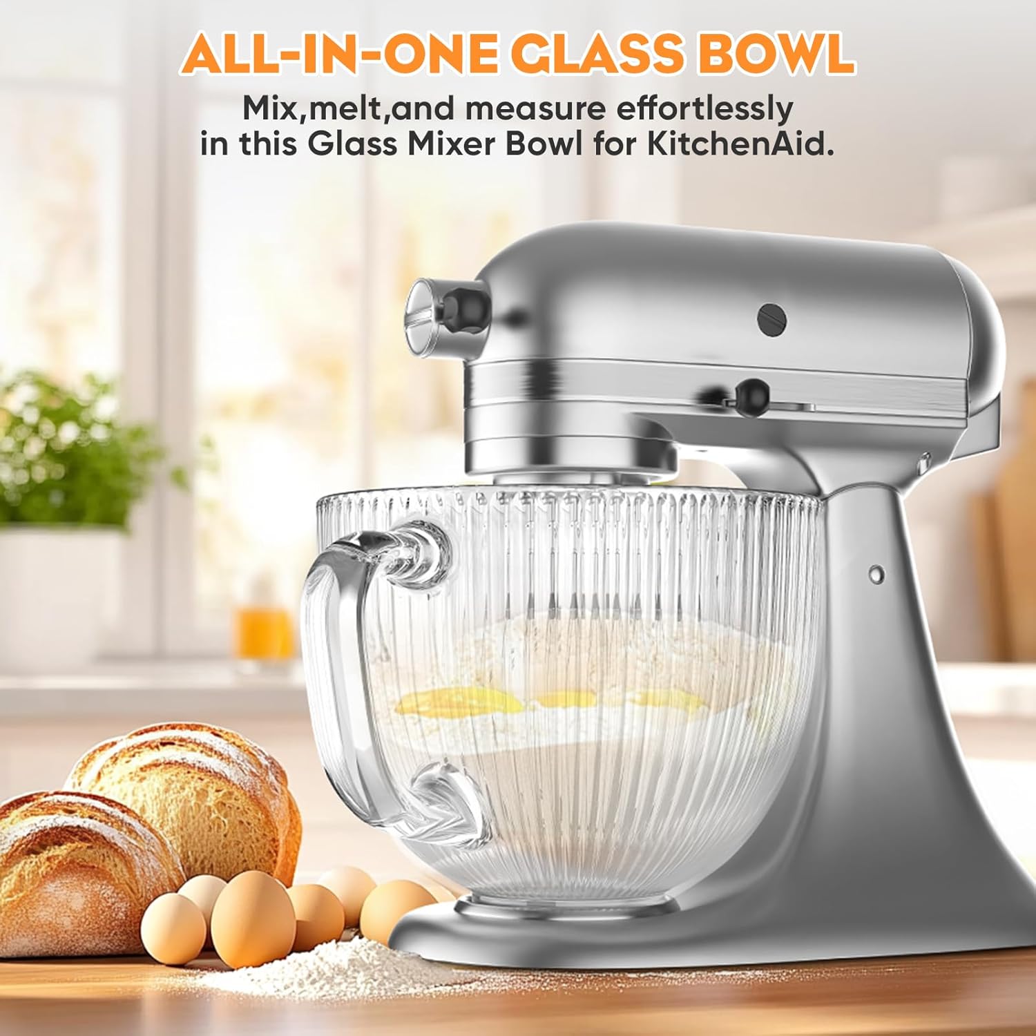 GVODE Glass Bowl for Kitchenai - Kitchen Appliances Kitchenaid recension och pris