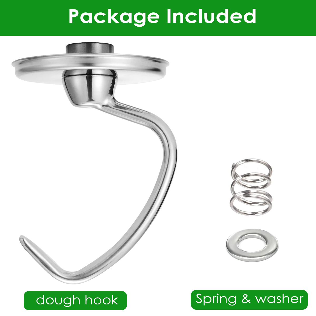 Stainless Steel Dough Hook Wit - Kitchen Appliances Kitchenaid recension och pris