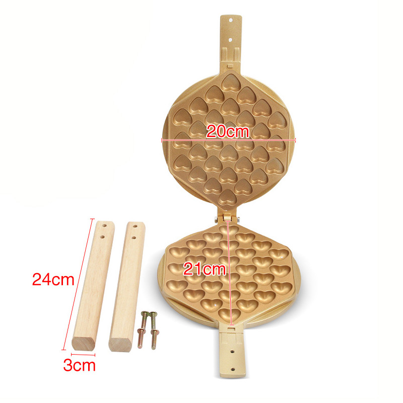 Commercial Heart Shape Belgian - Waffle Iron Belgian recension och pris